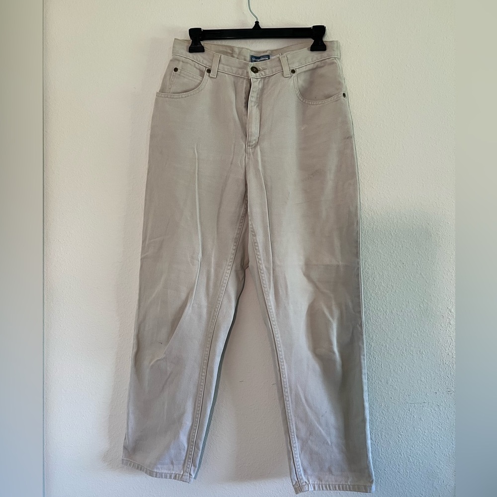 Liz Claiborne Cream 105 Denim Jeans-Classic Fit